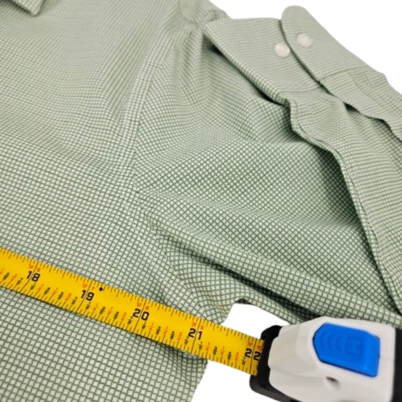 Bonobos Wrinkle Free Slim Cut Men's Longsleeve Dress Shirt Spring Green - Picture 5 of 7